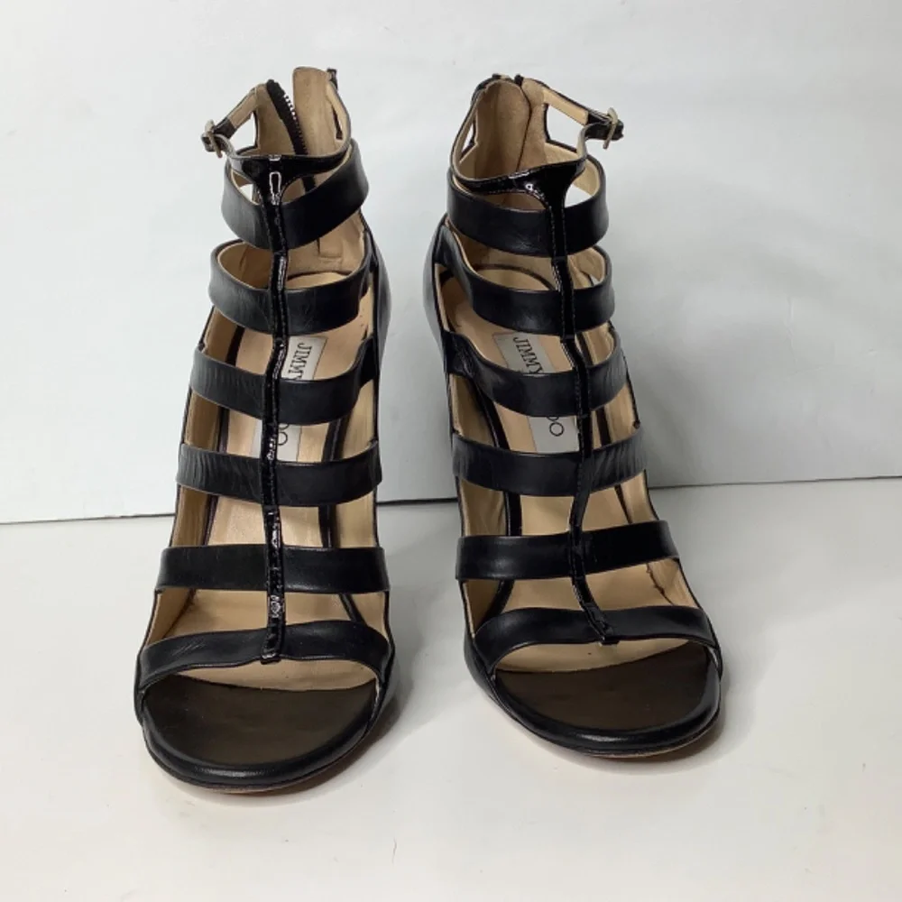 Jimmy Choo "Fathom" Caged Heel Sandals size 39 - Picture 5 of 16
